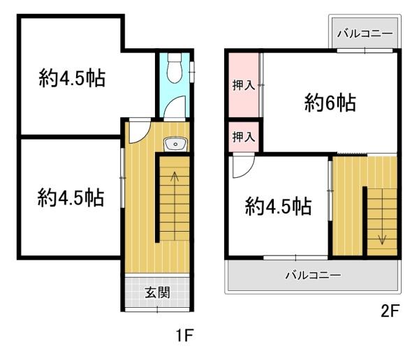 9-chome, Sumido-Yada, Higashisumiyoshi-ku, Osaka City (near Yada Station) 2-story building, 4K &mdash; photo 1