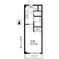 新町明星パレス 102 １Kの間取り図