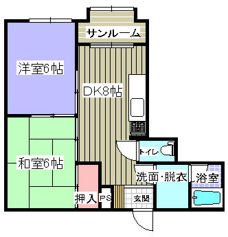 アットホーム ロイヤル山田 ３０１号室 ２ｄｋ 提供元 山恵不動産 金沢市の賃貸マンション