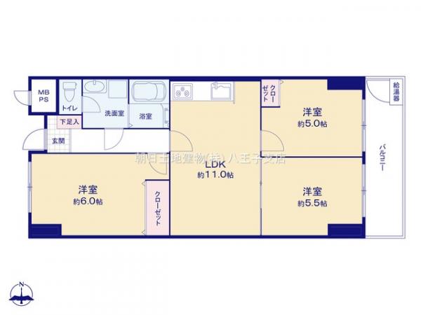 アットホーム めじろ台ハイム 2階 ３ｌｄｋ 八王子市の中古マンション マンション購入の情報