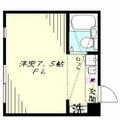 板橋区 富士見町（板橋本町駅） 2階 ワンルームの間取り図