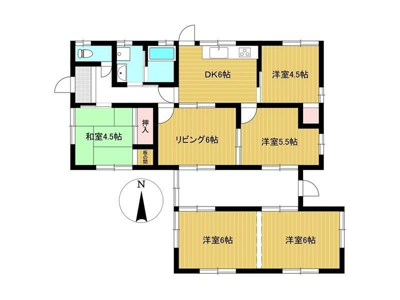 Marugame City, Gunya Town (Zentsuji Station) 1-story 5LDK