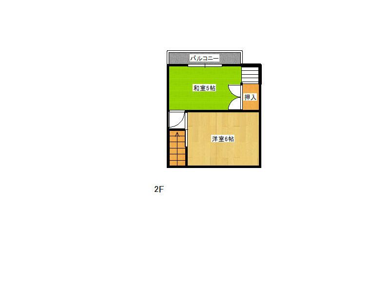 Hiroshima City, Higashi Ward, Fukuda 8-chome, 2-story, 4DK