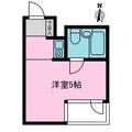 オーシャンビレッジⅡ 201 ワンルームの間取り図