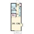 調布市 深大寺南町５丁目（調布駅） 1階 １Kの間取り図