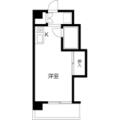 豊橋市 北山町（愛知大学前駅） 4階 ワンルームの間取り図