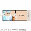 静岡市駿河区 曲金７丁目（東静岡駅） 1階 １Kの間取り図