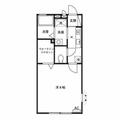 ヴィラージュ井の頭 ２０１ １Kの間取り図