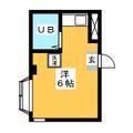 ビバリーヒルズＡ 3階 ワンルームの間取り図