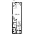 ツヴァイト　ケイ　ハウス 1階 １Kの間取り図