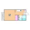 岡山市北区 今１丁目（北長瀬駅） 1階 １Kの間取り図