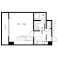 アルトシュロス四条大宮 １０２ １Kの間取り図