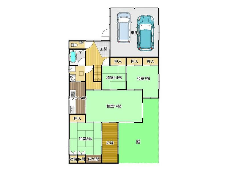 Maruyama 2-chome, Kaga City (Kaga Onsen Station) 2-story 7K