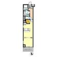 クレストＳＫＩ ９０１ ワンルームの間取り図