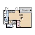 ファミーユ東館 ３０３ ワンルームの間取り図