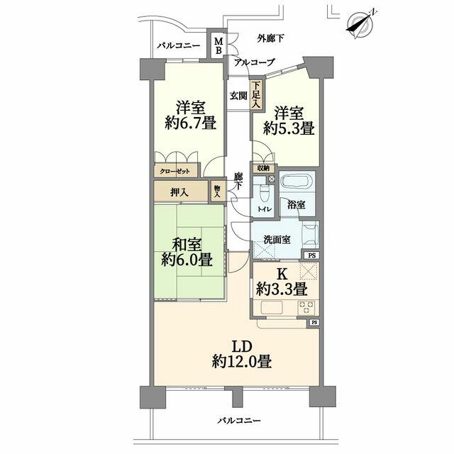 ビーコンヒル能見台ウエストヒル ａ館 12階 ３ｌｄｋ 横浜市金沢区の中古マンション アットホーム マンション購入の情報