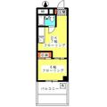 文京区 春日１丁目（後楽園駅） 3階 １DKの間取り図