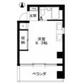 らぷと松が谷 ５０２ ワンルームの間取り図