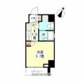 シンシア芝浦ｌｕｎｅｔｔａ ４０１ １Kの間取り図