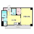 アミル９ ６０１ １Kの間取り図