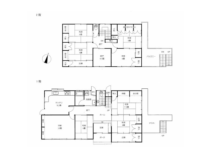 Shinshiro City, Ebi Aza Minamikaitsu 2-story 8DK