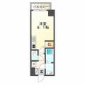 長崎市 鍛冶屋町（崇福寺駅） 1階 ワンルームの間取り図