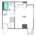 目黒区 東山３丁目（池尻大橋駅） 4階 １Kの間取り図