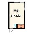 フォレスト本郷 2階 ワンルームの間取り図