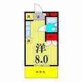 ＣＡＳＡ　ＶＥＲＤＥ １０２ ワンルームの間取り図