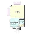 スカイヒルズ青山 B202 １Kの間取り図