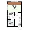 シャンブルマツザキ 201 １Kの間取り図