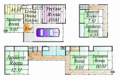 detached 登米市津山町柳津字本町