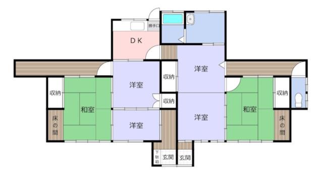 Asahara, Kurashiki City (near Kurashiki Station) Single-story house, 4SLDK &mdash; photo 1