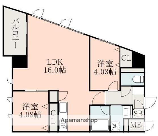 アットホーム 熊本市中央区 新町１丁目 蔚山町駅 9階 ２ｌｄｋ 提供元 アパマンショップ熊本中央店 株式会社 明和不動産 熊本市中央区の賃貸マンション