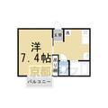 ラフィネ山喜 １０４ １Kの間取り図