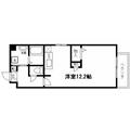 ＣＯＳＭＯⅢ ６０１ ワンルームの間取り図