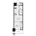 レジディア新御徒町 ９０４ １DKの間取り図