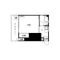 マンションうぐいす ４０１ １Kの間取り図