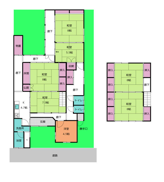 detached 小松市丸の内町２丁目