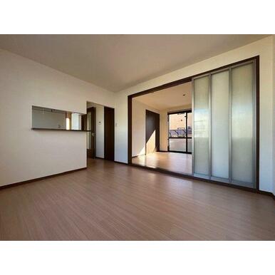 【LDK】ナチュラルな色のクッションフロア。