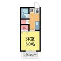 シティハイムケント ２０３ １Kの間取り図