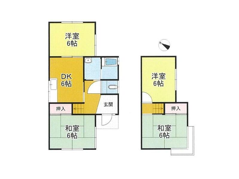 Otsu City, Anou 2-chome (Karasaki Station) 2-story 4DK
