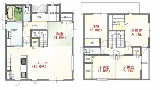大分市 新川町１丁目（大分駅） 2階建 ５ＬＤＫ