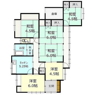 detached 石川郡石川町大字双里字谷津