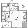 シーズンフラッツ新御徒町 ２０５ ワンルームの間取り図