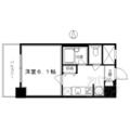 京都市中京区 室町通三条下る烏帽子屋町（烏丸御池駅） 4階 １Kの間取り図