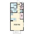 八王子市 堀之内（京王堀之内駅） 2階 ワンルームの間取り図
