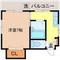 永盛楼ビル 3階 １Kの間取り図