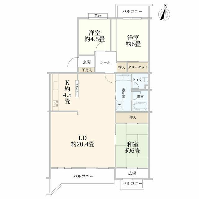 アットホーム あざみ野団地３ ３ ３号棟 5階 ３ｌｄｋ 横浜市青葉区の中古マンション マンション購入の情報