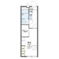 レオパレスＢＡＨＡＧＩＡ 1階 １Kの間取り図